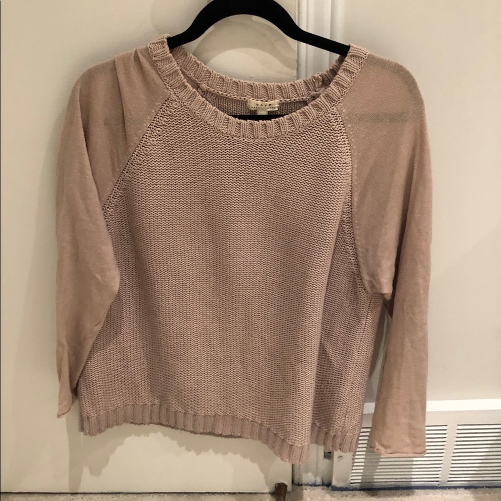 Knit beige sweater